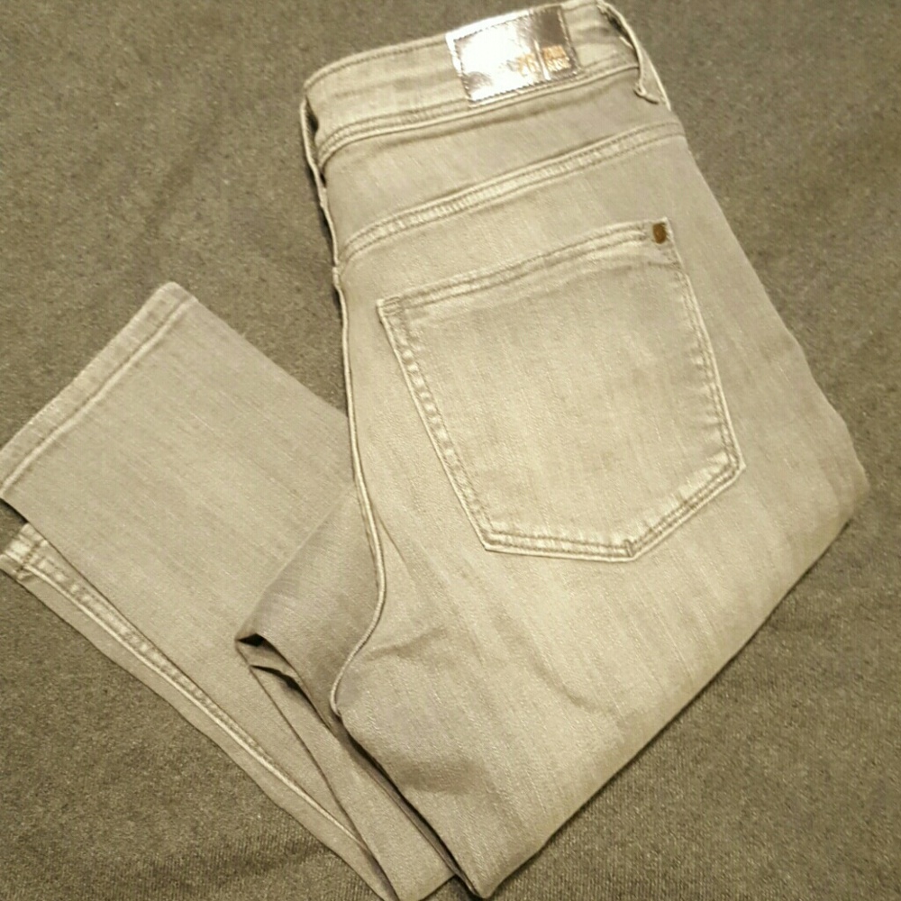 Zara NWOT cropped embroidered jeans womens size 4 - Picture 5 of 8